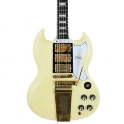 Gibson Custom Shop - B-Stock 1963 Les Paul SG Custom Reissue W/ Maestro Vibrola - Classic White - VOS _