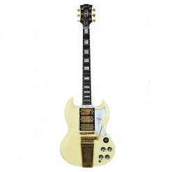 Gibson Custom Shop - B-Stock 1963 Les Paul SG Custom Reissue W/ Maestro Vibrola - Classic White - VOS _