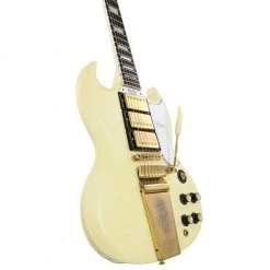 Gibson Custom Shop - B-Stock 1963 Les Paul SG Custom Reissue W/ Maestro Vibrola - Classic White - VOS _
