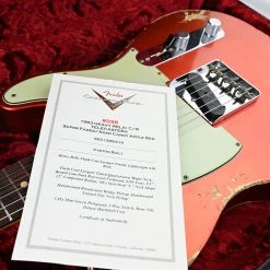 Fender Custom Shop 1963 Telecaster Heavy Relic Aged Candy Apple Red 2018 NAMM Ltd. Ed. Electric Guitars