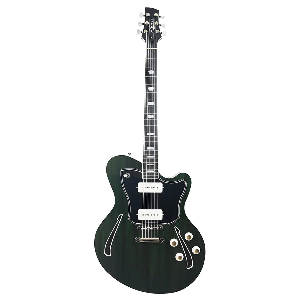 Electric Guitars Kauer - Super Chief Emerald Green - Wenge Fretboard