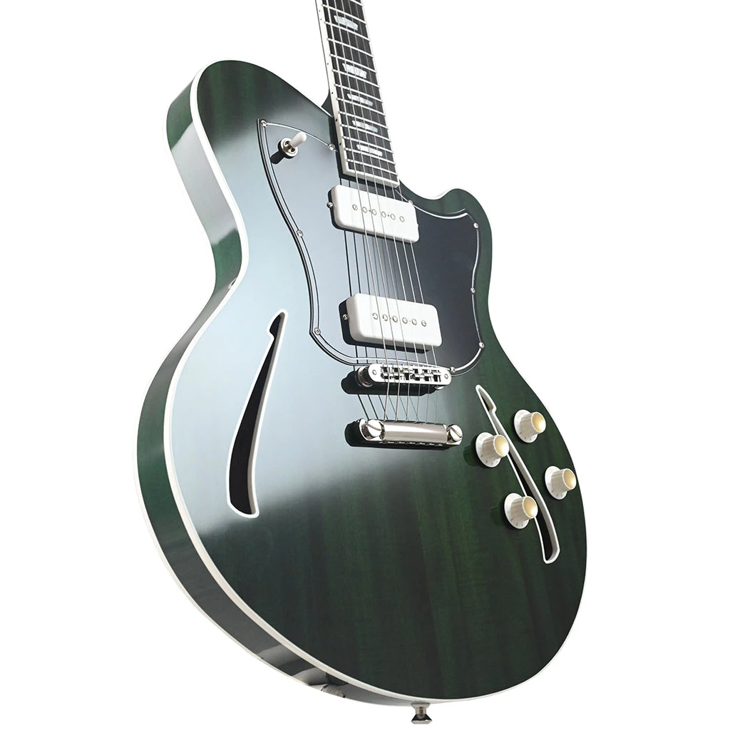 Electric Guitars Kauer - Super Chief Emerald Green - Wenge Fretboard