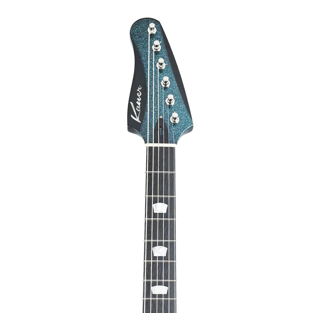 Kauer - Banshee Standard Sky Blue Flake - Wenge Fretboard