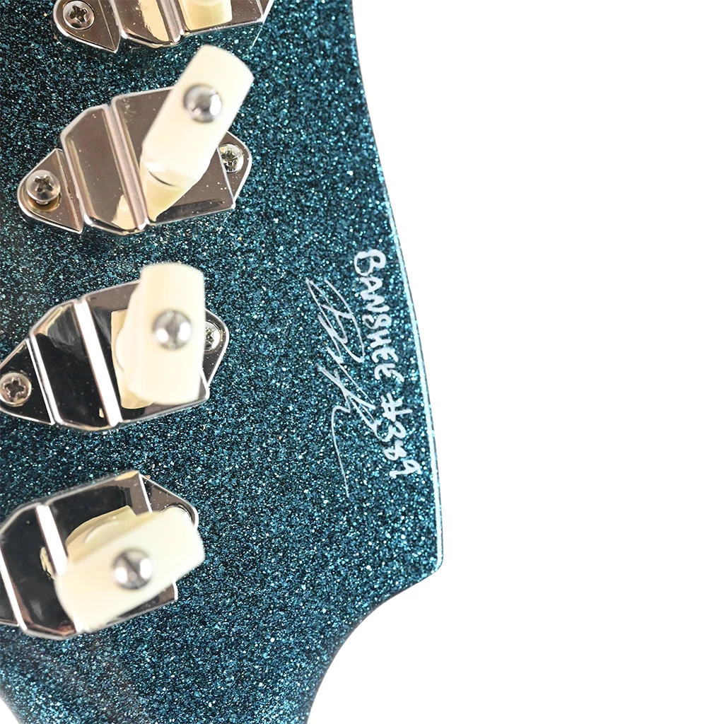 Kauer - Banshee Standard Sky Blue Flake - Wenge Fretboard