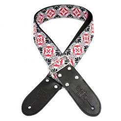 DSL JAC20-NOD-RED Strap 2" Jacquard Weave Nod-Design Red