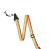 See All Colonial Leather - Ukulele Printed Webbing Strap - Rainbow
