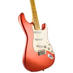 Electric Guitars Fender Custom Shop - 2019 Limited'55 Dual-Mag Stratocaster - Super Faded Candy Apple Red