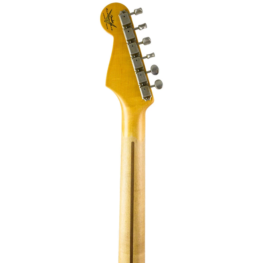 Electric Guitars Fender Custom Shop - 2019 Limited '55 Dual-Mag Stratocaster - Super Faded Candy Apple Red