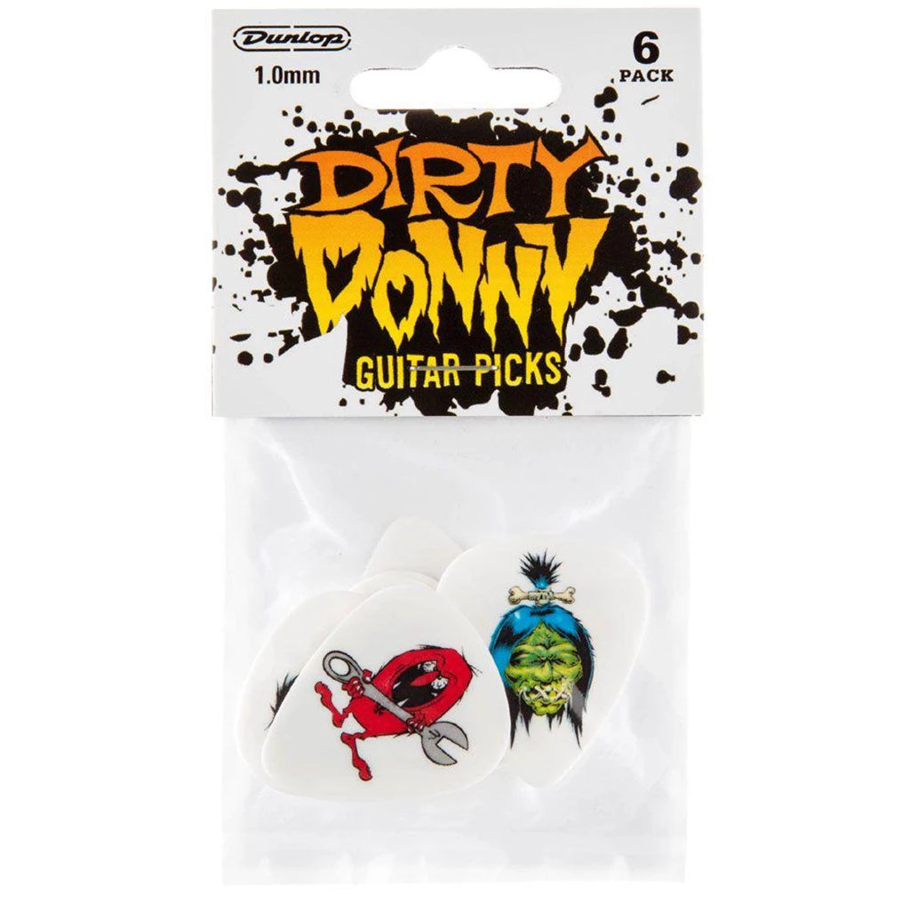 Jim Dunlop 1.00mm Tortex Dirty Donny Picks 6pk