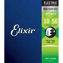 Elixir E19057 Optiweb Electric 7 String 10-56 Light See All
