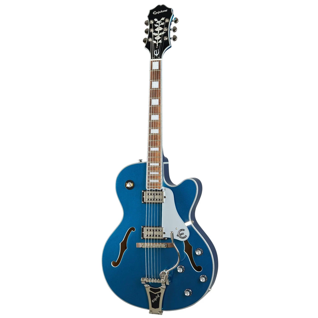 Electric Guitars Epiphone - Emperor Swingster - Delta Blue Metallic