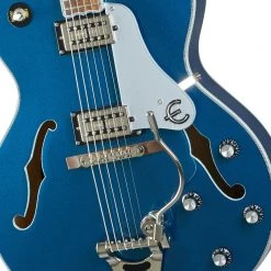 Electric Guitars Epiphone - Emperor Swingster - Delta Blue Metallic
