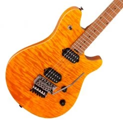 Electric Guitars EVH Wolfgang Standard Quilted Maple - Trans Amber - Baked Maple