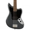 Bass Guitars Squier - Affinity Series™ Jaguar® Bass H, Laurel Fingerboard, Black Pickguard, Charcoal Frost Metallic