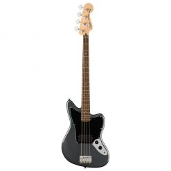 Bass Guitars Squier - Affinity Series™ Jaguar® Bass H, Laurel Fingerboard, Black Pickguard, Charcoal Frost Metallic