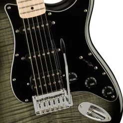 Electric Guitars Squier Affinity Stratocaster FMT HSS - Black Burst