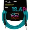 Fender - Professional Glow In The Dark Cable, Blue, 18.6' See All