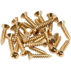 Fender Pickguard/Control Plate Mounting Screws - Gold See All