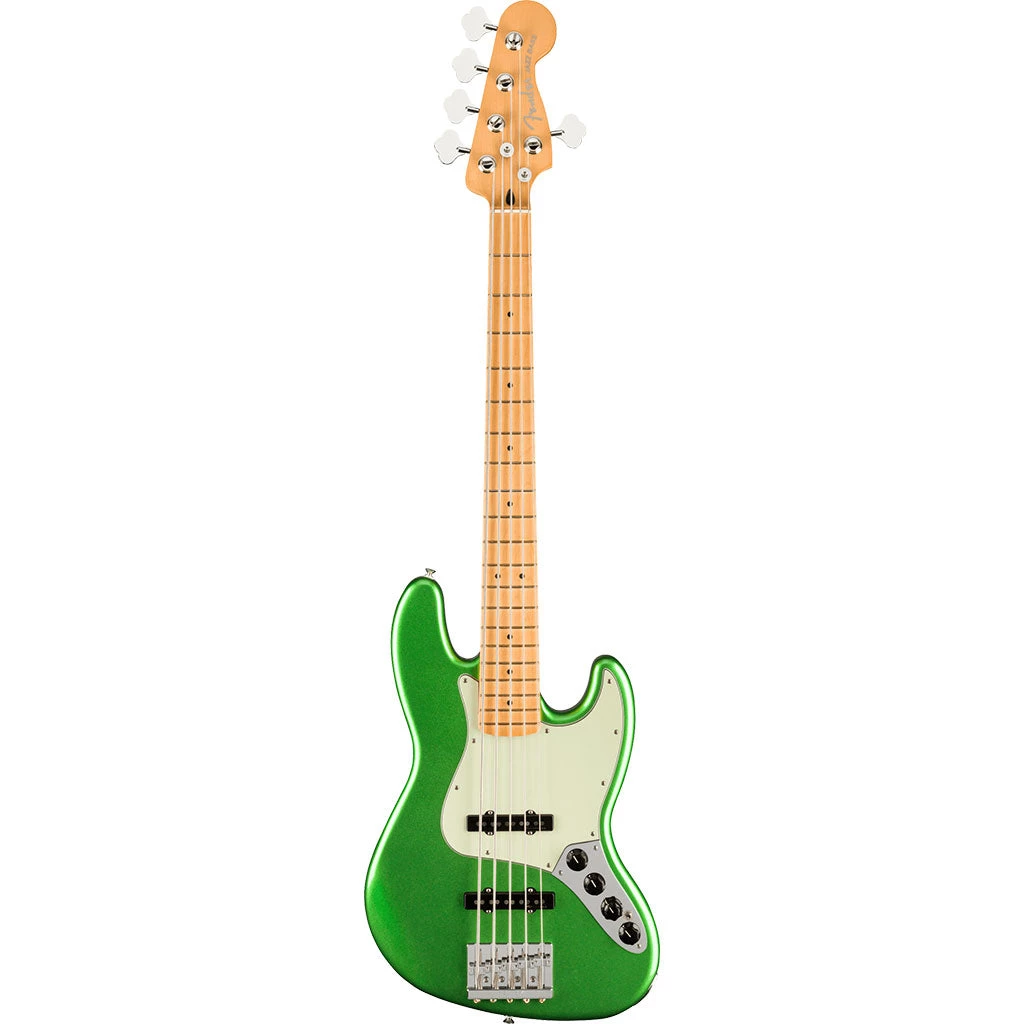 Fender - Player Plus Jazz Bass® V, Maple Fingerboard - Cosmic Jade Bass Guitars