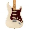 Fender - Player Plus Stratocaster®, Maple Fingerboard - Olympic Pearl Electric Guitars