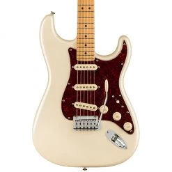 Fender - Player Plus Stratocaster®, Maple Fingerboard - Olympic Pearl Electric Guitars