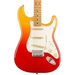 Fender - Player Plus Stratocaster®, Maple Fingerboard - Tequila Sunrise Electric Guitars