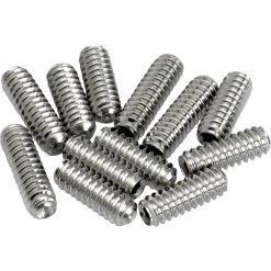 Fender American Vintage Stratocaster/Telecaster Bridge Saddle Height Adjustment Screws - Nickel
