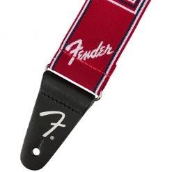 See All Fender WeighLess Monogram Strap - Red/White/Blue