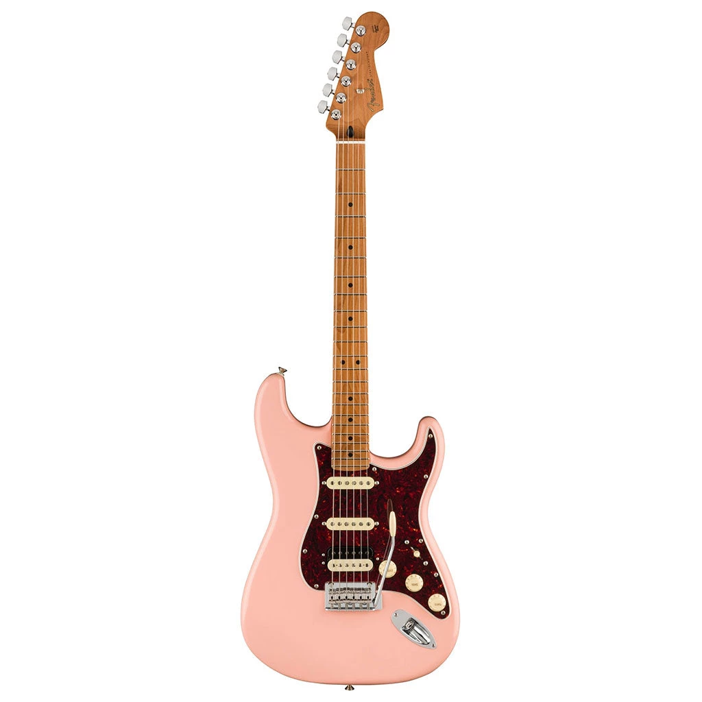 Fender Limited Edition Player Stratocaster HSS - Roasted Maple Neck - Shell Pink Electric Guitars
