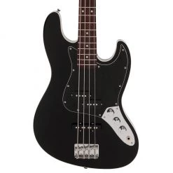 Fender - Made In Japan Aerodyne II Jazz Bass - Black - Rosewood Bass Guitars