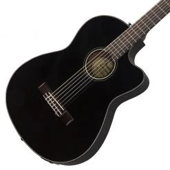 Acoustic Guitars Fender CN-140SCE Nylon Thinline - Black - Walnut Fingerboard