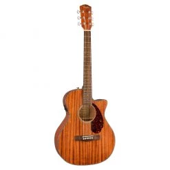 Fender CC-60SCE Acoustic Guitar All Mahogany Satin Concert Solid Cutaway W/ Pickup - 0970153522