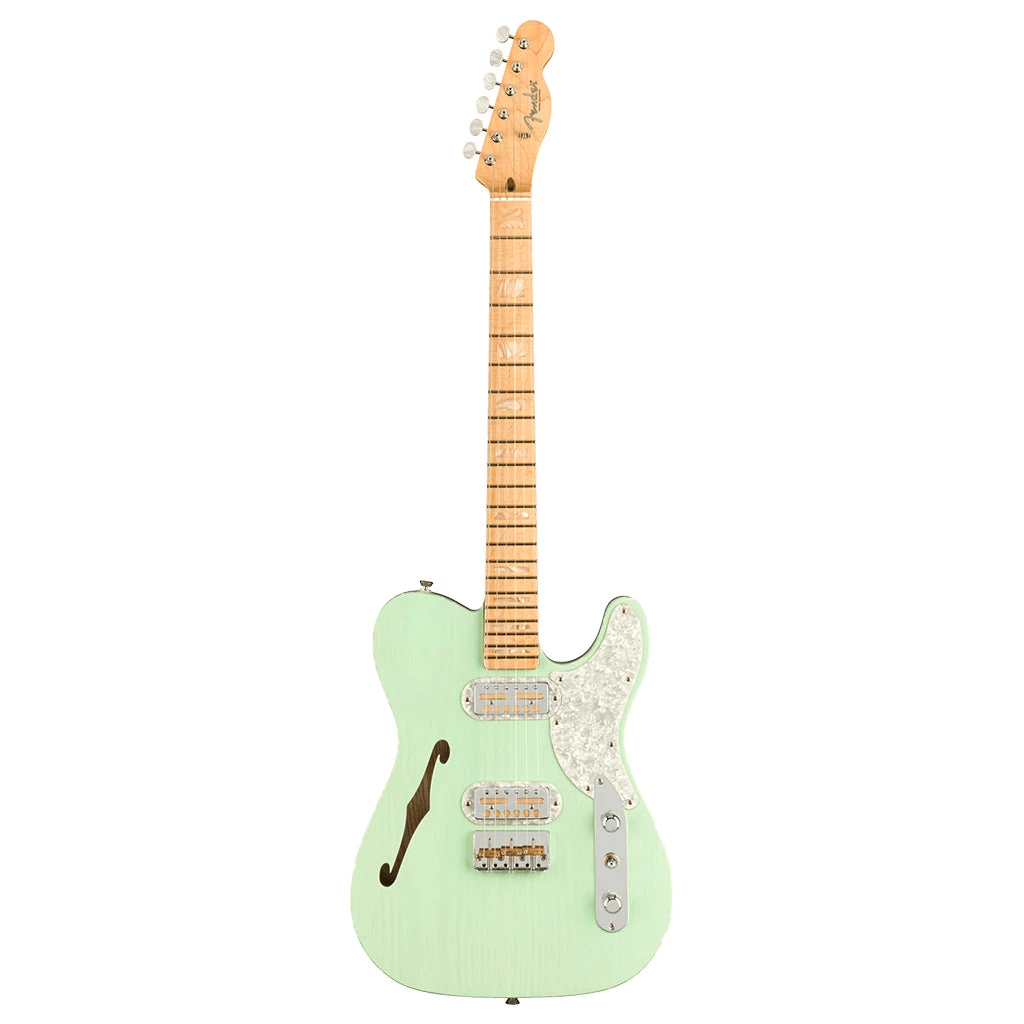 Fender - Parallel Universe II Tele Mágico, Maple Fingerboard - Transparent Surf Green