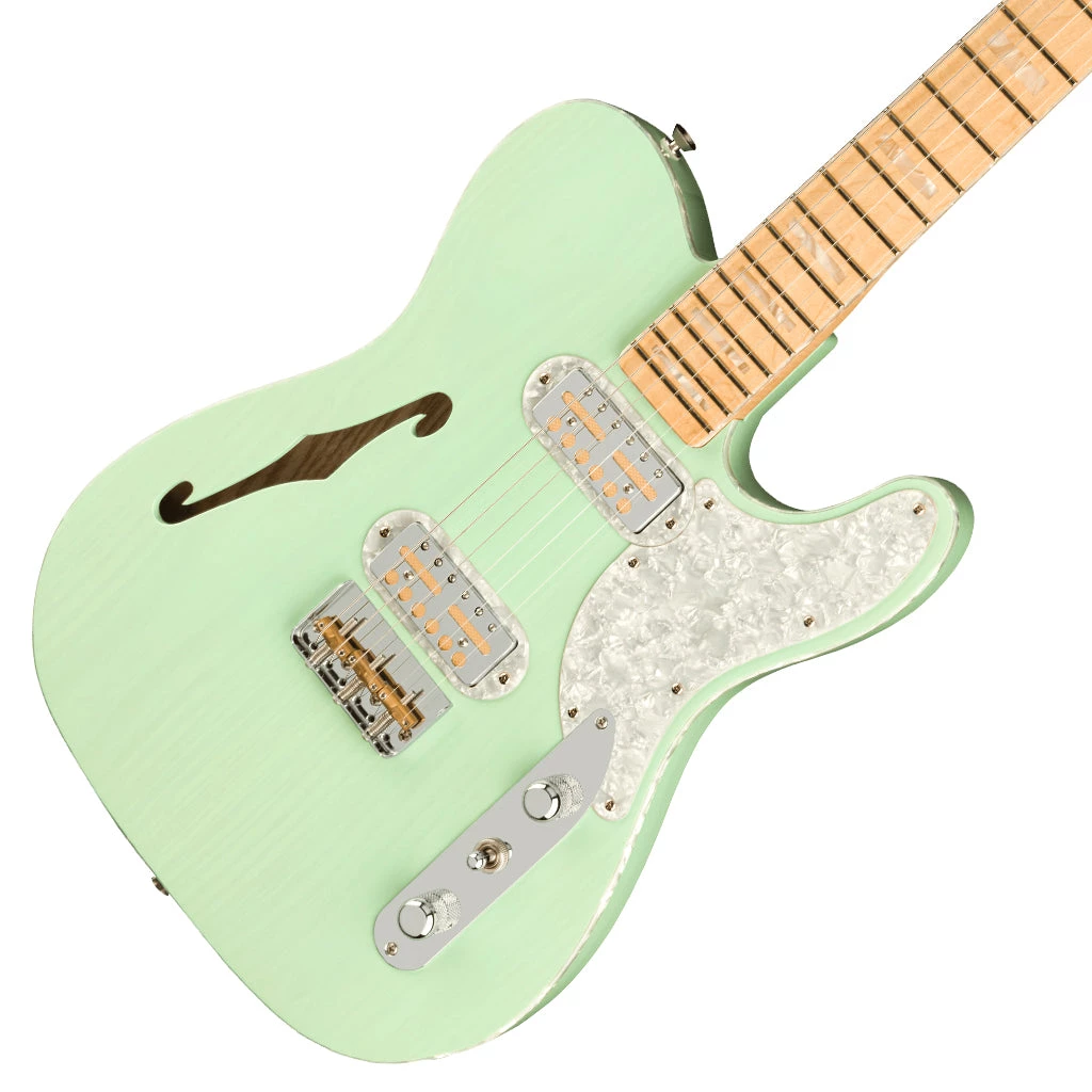 Fender - Parallel Universe II Tele Mágico, Maple Fingerboard - Transparent Surf Green