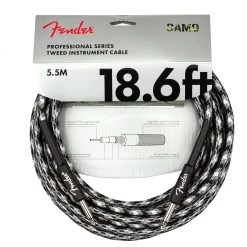 Fender - Professional Series Instrument Cable, Straight/Straight, 18.6', Winter Camo See All