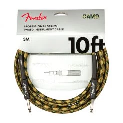 Fender - Professional Series Instrument Cable, Straight/Straight, 10', Woodland Camo