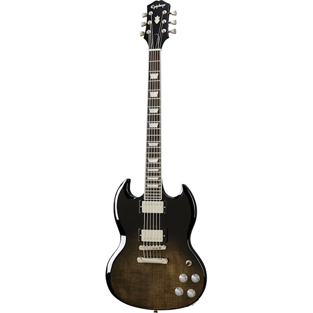 Epiphone SG Modern - Figured Trans Black Fade Electric Guitars