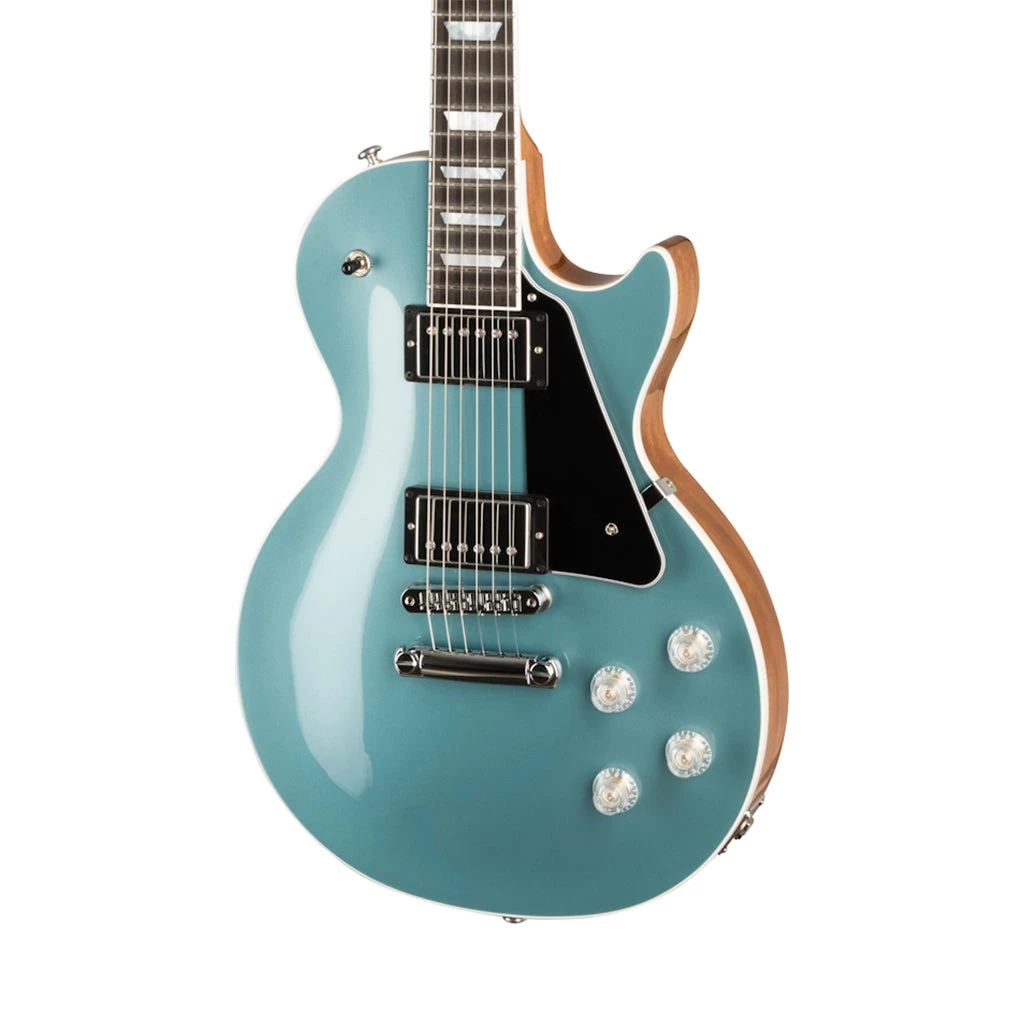 Electric Guitars Gibson Les Paul Modern - Faded Pelham Blue Top