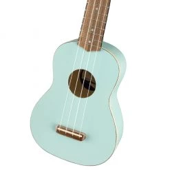 Fender Venice Soprano Uke, Walnut Fingerboard, Daphne Blue Ukuleles