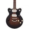 Gretsch - G2655-P90 Streamliner™ Center Block Jr. Double-Cut P90 With V-Stoptail - Laurel Fingerboard - Brownstone