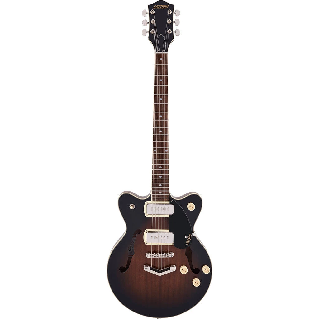 Gretsch - G2655-P90 Streamliner™ Center Block Jr. Double-Cut P90 With V-Stoptail - Laurel Fingerboard - Brownstone