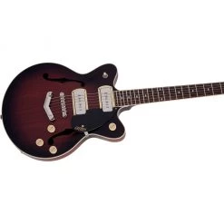 Gretsch G2655-P90 Streamliner™ Center Block Jr. Double-Cut P90 With V-Stoptail, Laurel Fingerboard, Claret Burst Electric Guitars