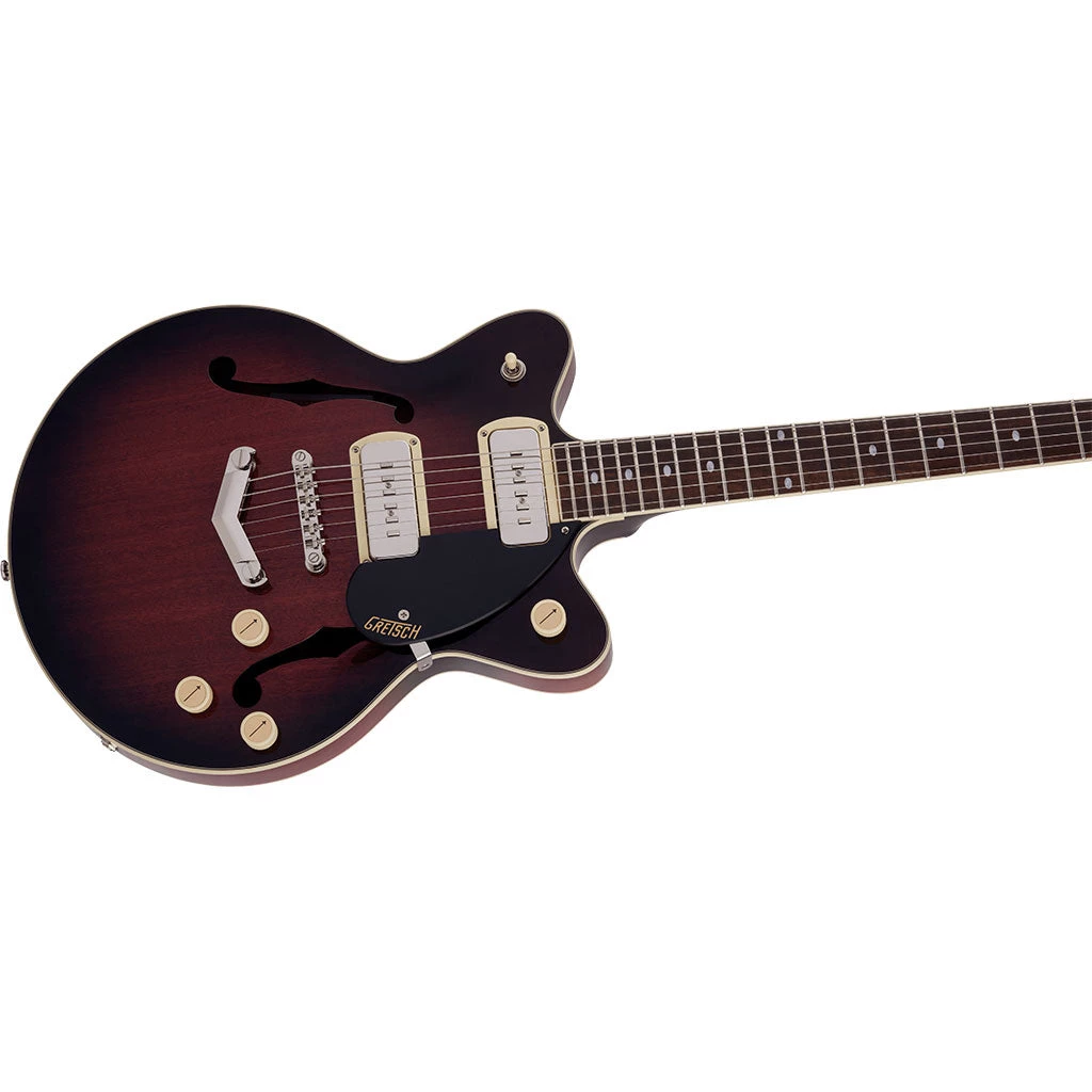 Gretsch G2655-P90 Streamliner™ Center Block Jr. Double-Cut P90 With V-Stoptail, Laurel Fingerboard, Claret Burst Electric Guitars