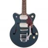 Gretsch - G2655T-P90 Streamliner™ Center Block Jr. Double-Cut P90 With Bigsby® - Laurel Fingerboard - Two-Tone Midnight Sapphire And Vintage Mahogany Stain Electric Guitars