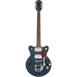 Gretsch - G2655T-P90 Streamliner™ Center Block Jr. Double-Cut P90 With Bigsby® - Laurel Fingerboard - Two-Tone Midnight Sapphire And Vintage Mahogany Stain Electric Guitars