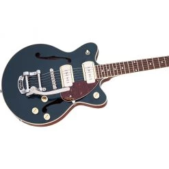 Gretsch - G2655T-P90 Streamliner™ Center Block Jr. Double-Cut P90 With Bigsby® - Laurel Fingerboard - Two-Tone Midnight Sapphire And Vintage Mahogany Stain Electric Guitars