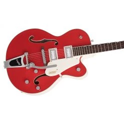 Electric Guitars Gretsch - G5410T Limited Edition Electromatic® Tri-Five Hollow Body Single-Cut With Bigsby® - Rosewood Fingerboard - Two-Tone Fiesta Red/Vintage White