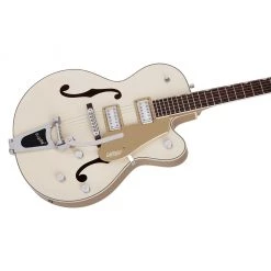 Electric Guitars Gretsch - G5410T Limited Edition Electromatic® Tri-Five Hollow Body Single-Cut With Bigsby® - Rosewood Fingerboard - Two-Tone Vintage White/Casino Gold