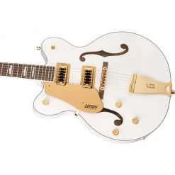 Electric Guitars Gretsch - G5422GLH Electromatic Hollowbody Double-Cut Left-Handed - Snowcrest White