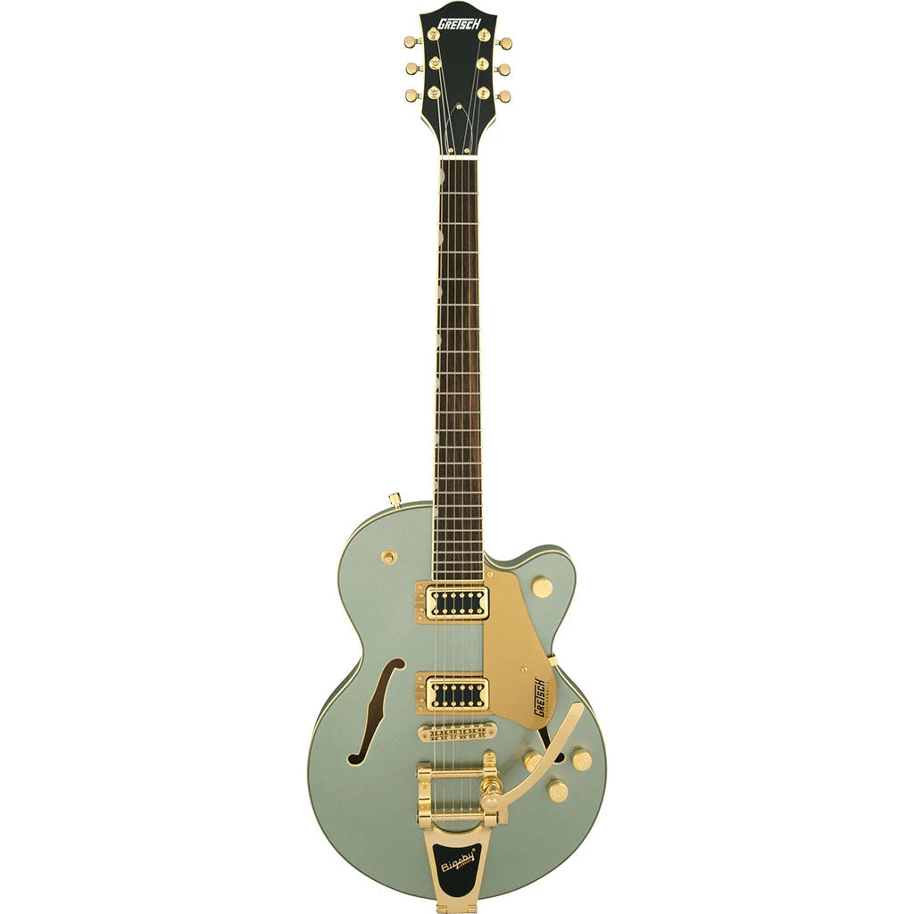 Electric Guitars Gretsch G5655TG Electromatic® Center Block Jr. Single-Cut With Bigsby® And Gold Hardware - Aspen Green